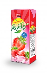 200ml Strawberry juice tetra pak